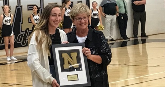 Michaela Perry with Diane Rouzee