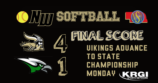 Northwest Softball Takes Down Skutt To Advance To Class B Title Game 