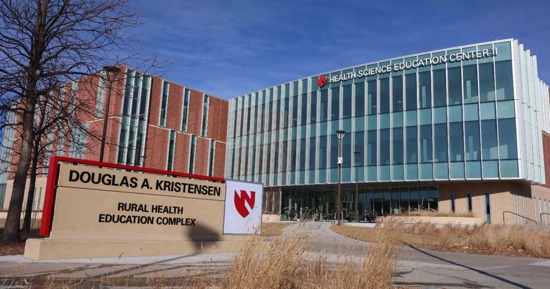 The Health Science Education Center II at the Douglas A. Kristensen Rural Health Education Complex at the University of Nebraska at Kearney. (Credit University of Nebraska at Kearney) 