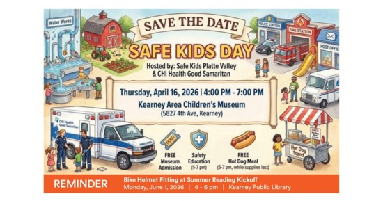 CHI Health Good Samaritan Safe Kids Day–April 16