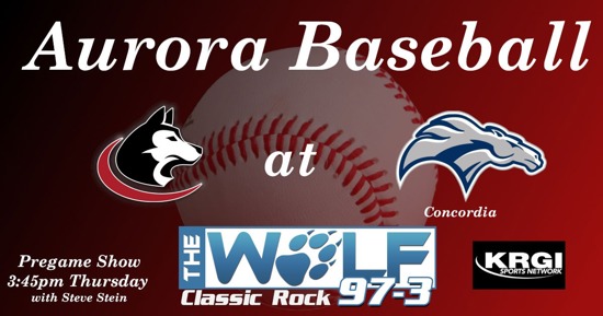 Aurora Baseball Falls to Concordia