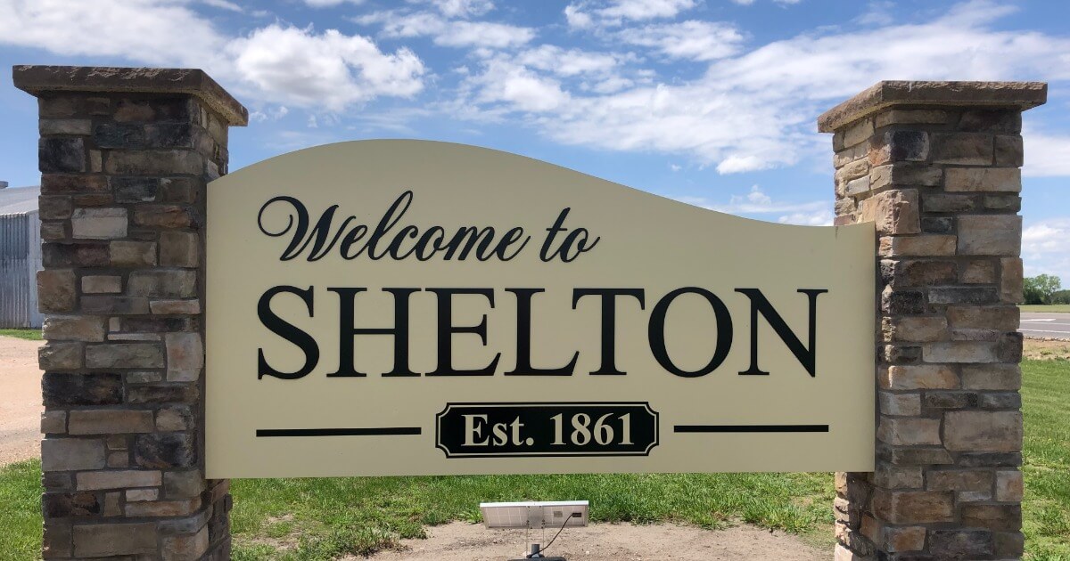 Shelton City Sign
