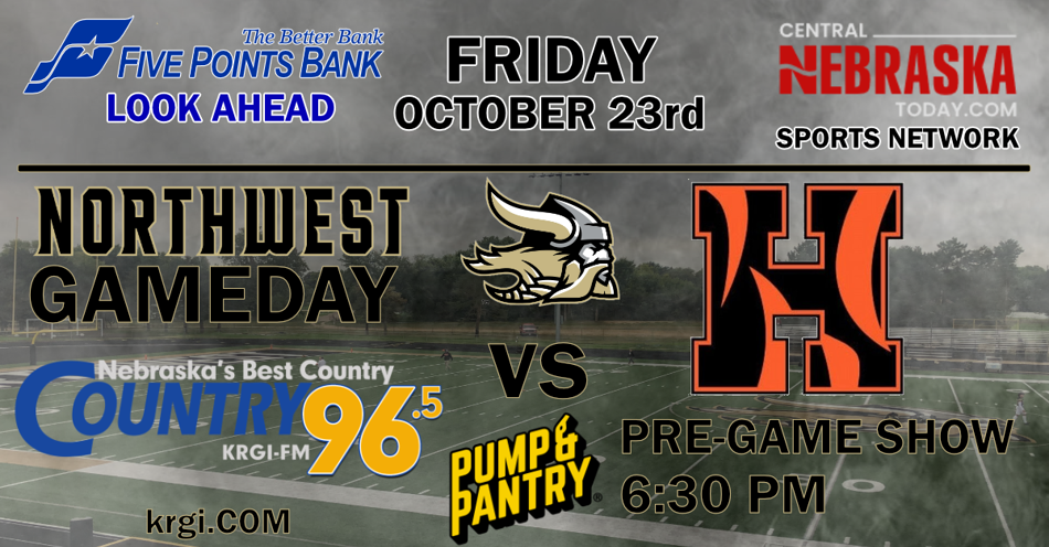 2026-10-16T18:30|Grand Island Northwest Vs Hastings|HS Football|KRGI-FM