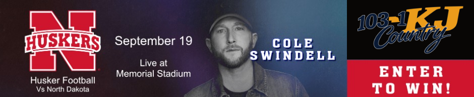 Win Tickets to Husker Football & Cole Swindell Live! KJ Country! Registration